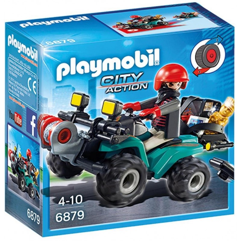 6879 Ladrón con quad y botín