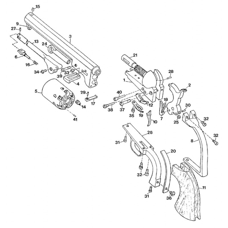 Uberti Revólver Colt 1851 repuestos