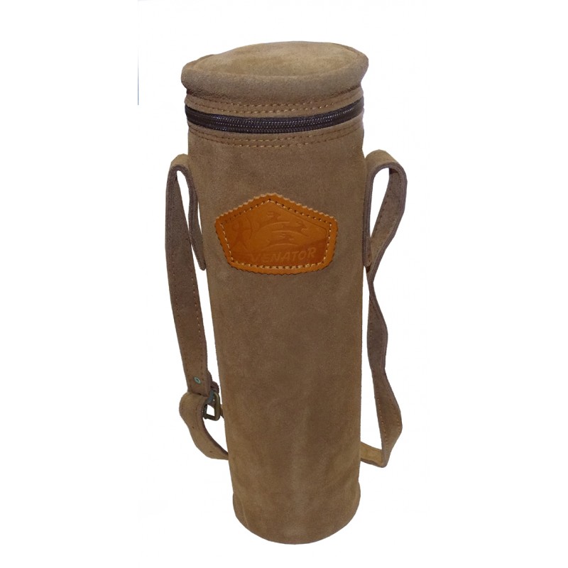 Tubo porta-visor XL en piel 100%