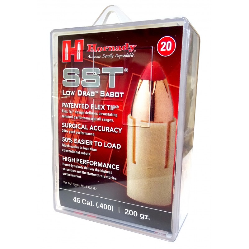 Hornady Sabots con bala Cal. 45  200gr