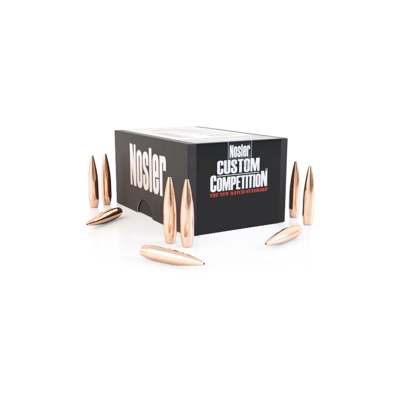 Nosler Proyectil Custom Competition 6mm 105gr