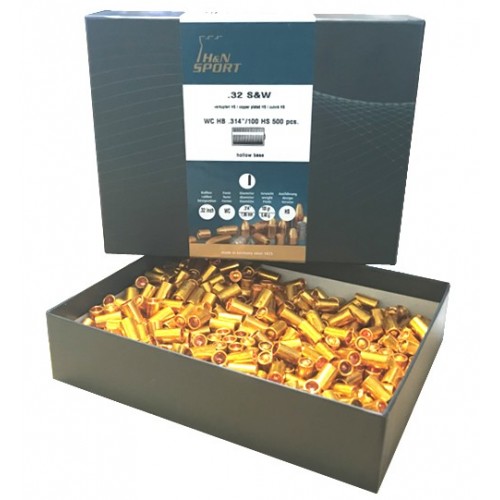 .32 S&W .314 100gr WC HB HS