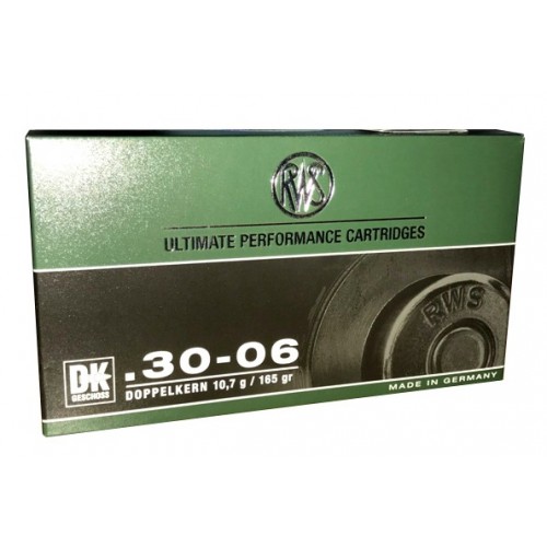 Munición RWS 30-06 DK 165 gr Doble Núcleo