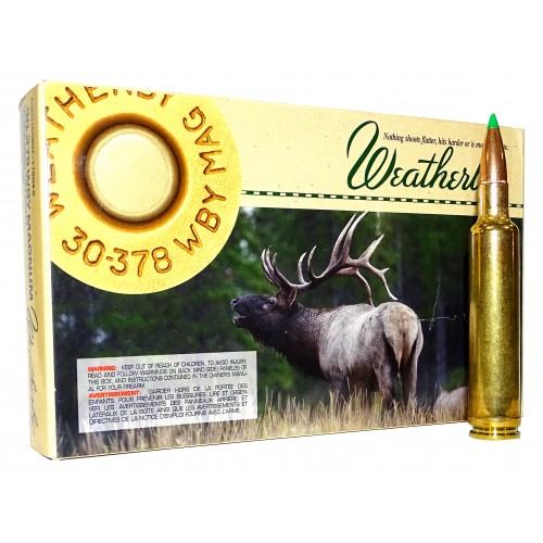 Balas Weatherby .30-378 Wby Magnum Nosler Partition